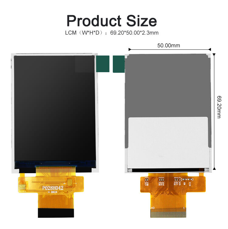 Polcd 2,8 ιντσών LCD οθόνη Πίνακα οθόνης 240*320 MCU SPI διεπαφή ILI9341V TFT LCD Μοντέλο οθόνης