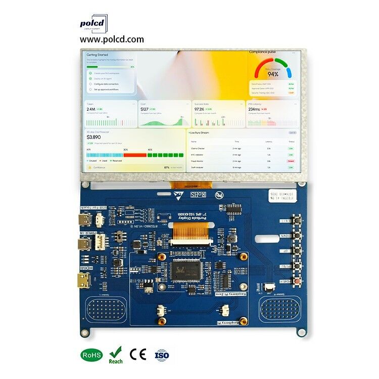Polcd 7 ιντσών LCD Driver Board Mini HD-MI USB Interface Υποστήριξη ήχου 50pin RGB Interface TFT Controller Board