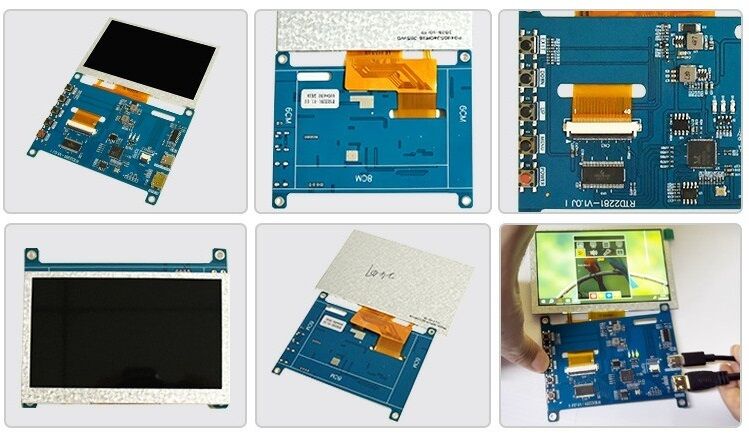 Polcd 4.3 5 ιντσών Παγκόσμιο LCD Driver Board HD-MI USB Controller Board RTD2281 για TFT LCD Display Module