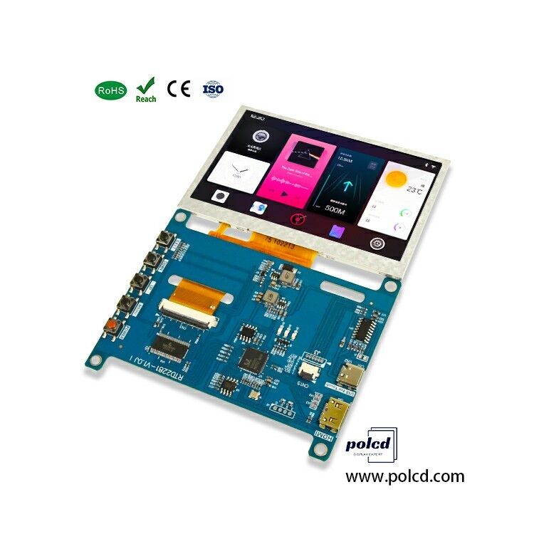 Polcd RTD2281 Πολυλειτουργική οθόνη οθόνης Raspberry Pi Παγκόσμια LCD πλατφόρμα οδήγησης 4,3 ιντσών 5 ιντσών H-DMI USB Controller Board
