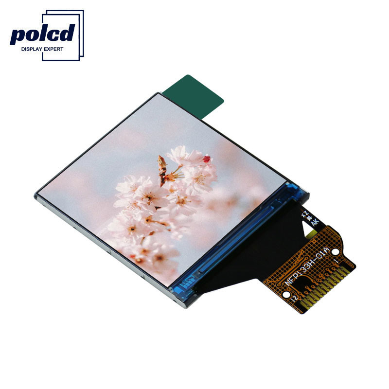Polcd 4 Wire Spi Tft LCD Οθόνη 1,33 ιντσών 240x240 Ips LCD ISO9001