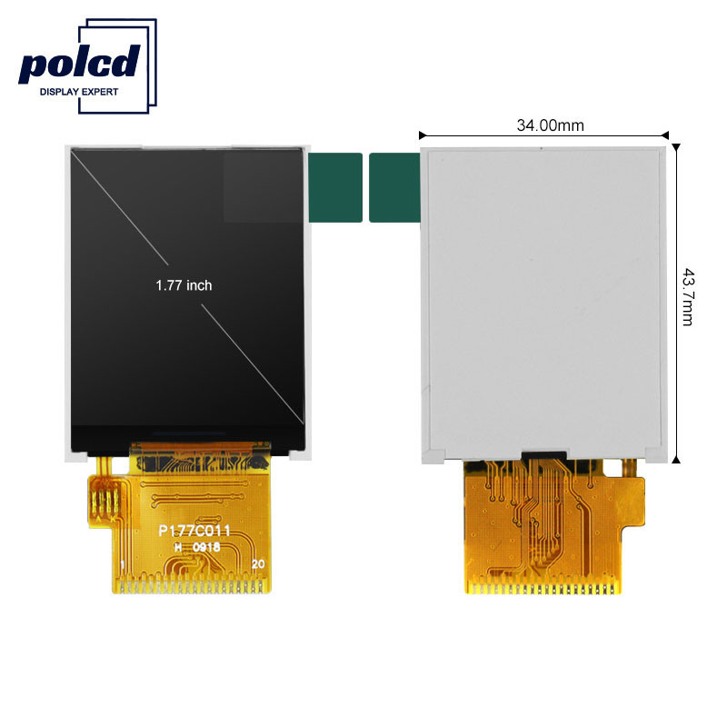 Polcd RGB 24 Bit 1,77 Tft LCD 128*160 ST7262 Πίνακας αφής LCD 300 Nit