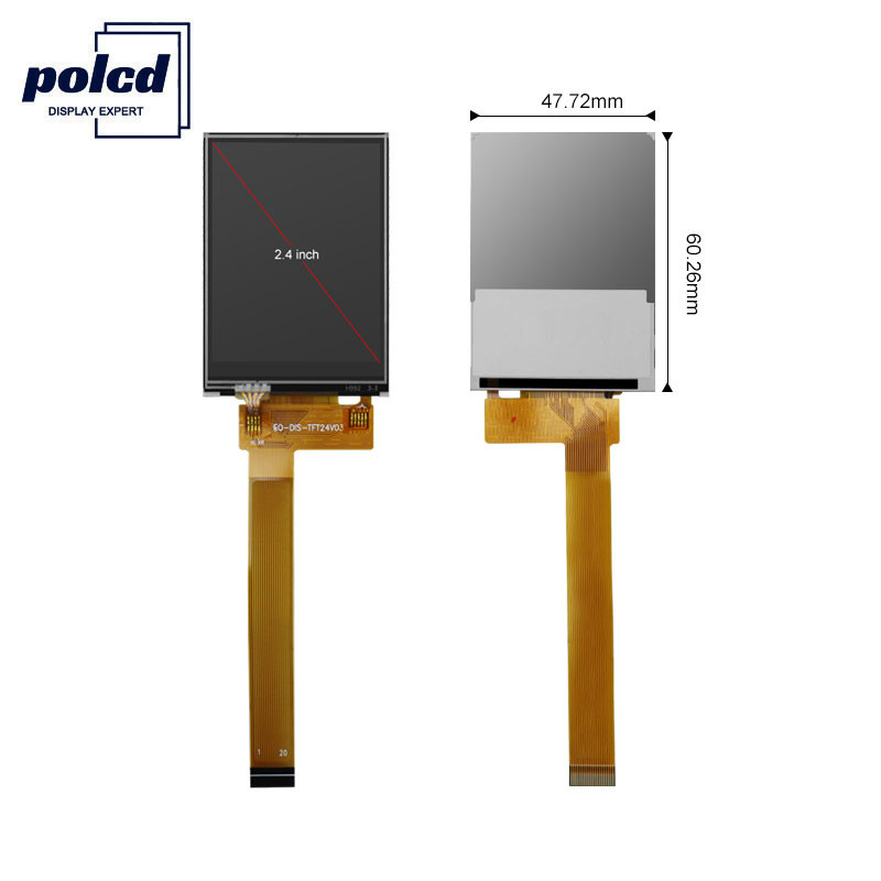 Polcd 8080 MCU TFT LCD Οθόνη ST7789V 2,4 Tft Lcd Shield Raspberry Pi