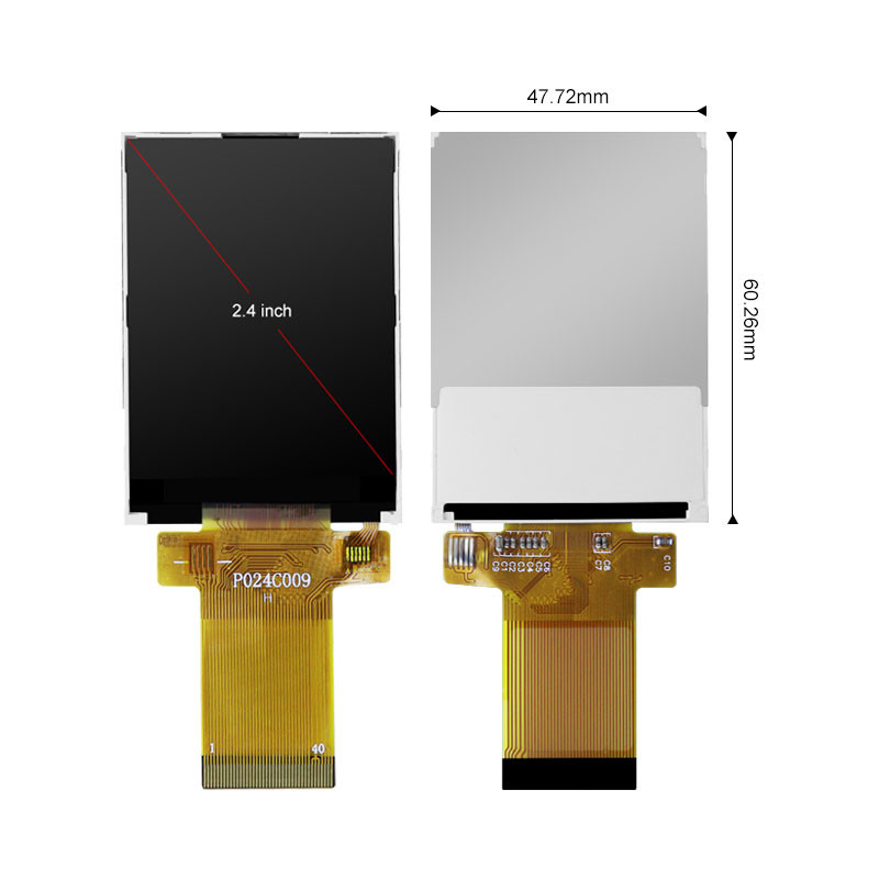 Polcd 350 Nit 16 Bit Tft Οθόνη LCD ILI9341V Οθόνη αφής 2,4 ιντσών