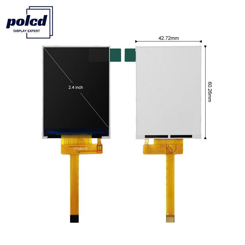 Οθόνη Polcd 260 Nit HD TFT 240X320 2,4 ιντσών Tft LCD 4 Wire SPI
