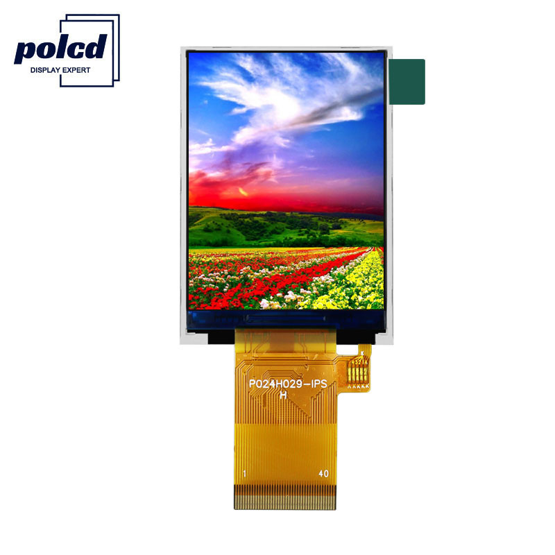 Polcd ST7789V MCU Οθόνη LCD 8 bit Οθόνη IPS TFT 2,4 ιντσών για εμπορική χρήση