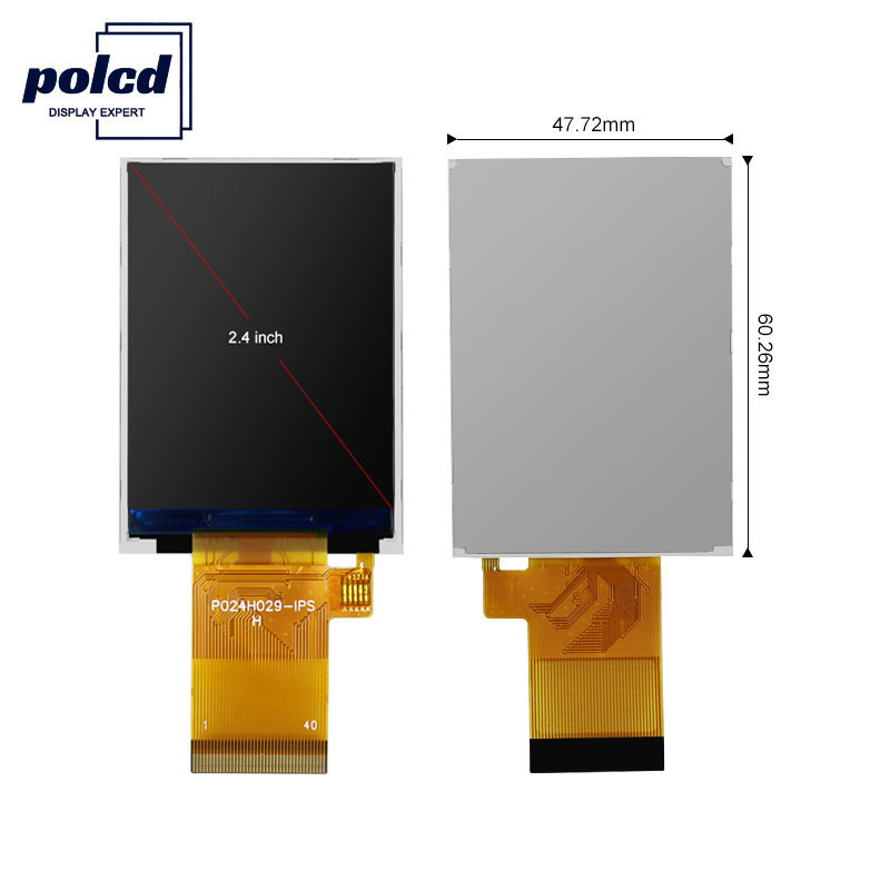 Οθόνη αφής Polcd 350 Nit Tft 2,4 ιντσών Οθόνη LCD 16 bit ISO9001