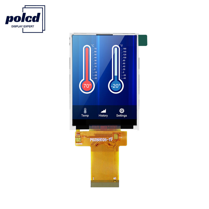 Polcd ILI9341V 2,8 ιντσών Tft Lcd 350 Nit LCD οθόνη αφής για ιατρική