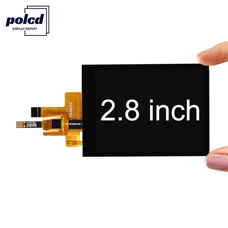 Χωρητική οθόνη αφής Polcd 300 Nit TFT RoHS 2,8 ιντσών Tft Touch Shield