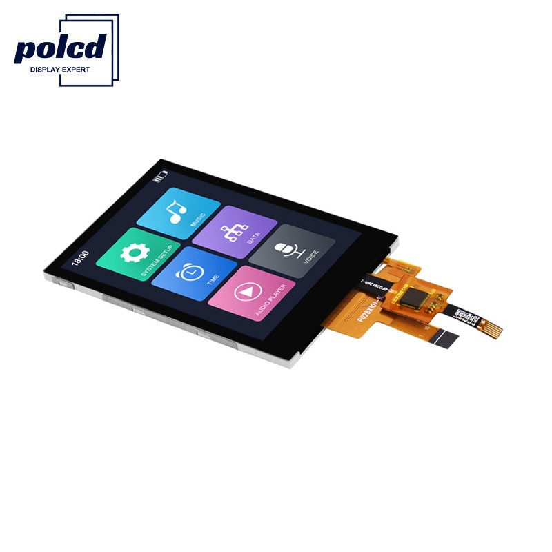 Χωρητική οθόνη αφής Polcd 300 Nit TFT RoHS 2,8 ιντσών Tft Touch Shield