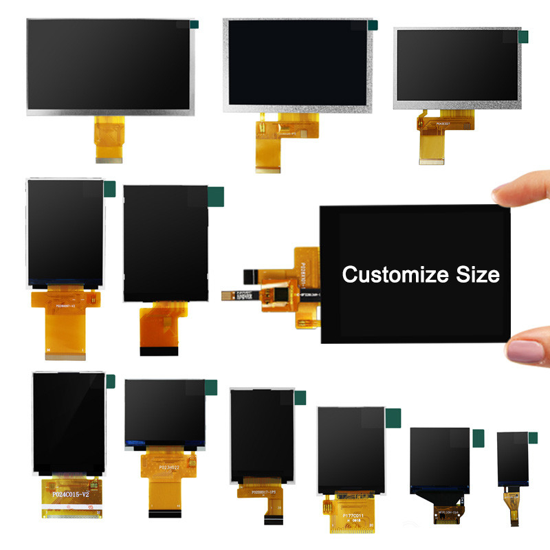 Χωρητική οθόνη αφής Polcd 300 Nit TFT RoHS 2,8 ιντσών Tft Touch Shield