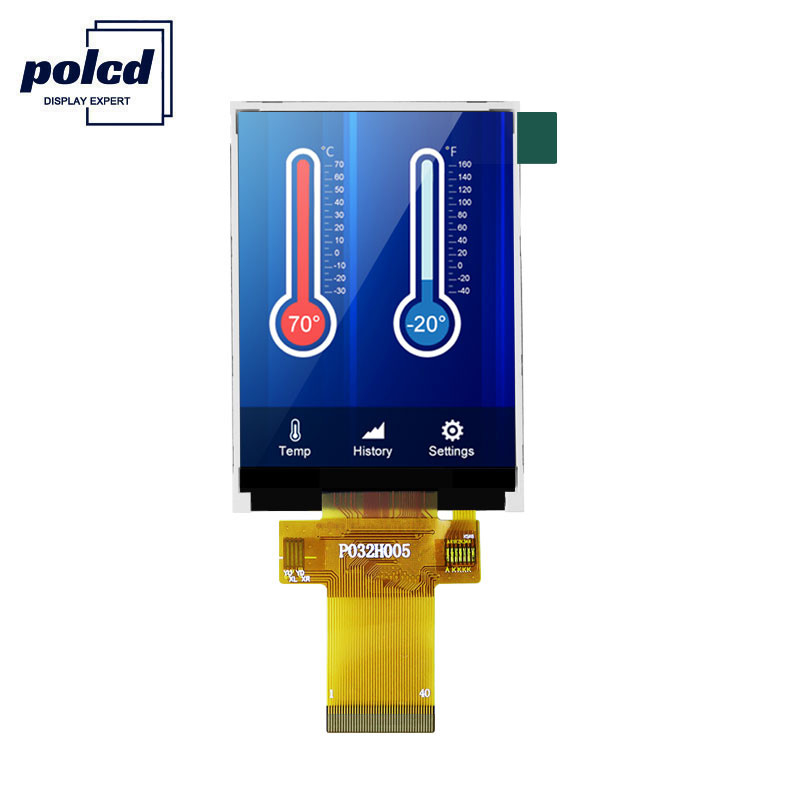 Polcd 350cd/M Οθόνη Raspberry Pi 3,2 ιντσών ILI9341V Οθόνη LCD με δυνατότητα ανάγνωσης από το φως του ήλιου