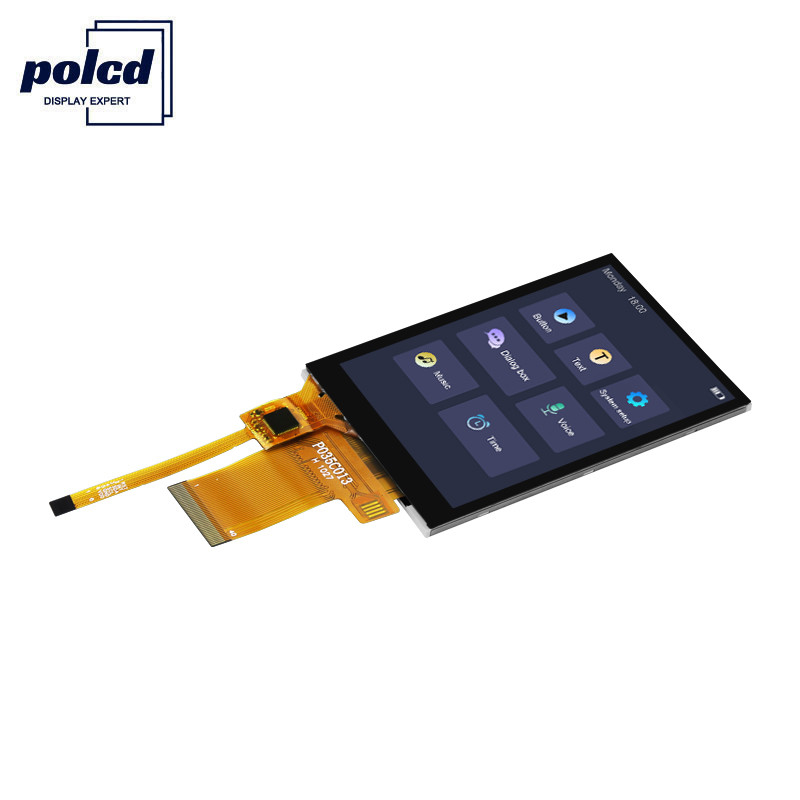 Polcd 450 Brightness Tft Capacitive 8080 MCU 3,5 ιντσών Tft LCD οθόνη αφής