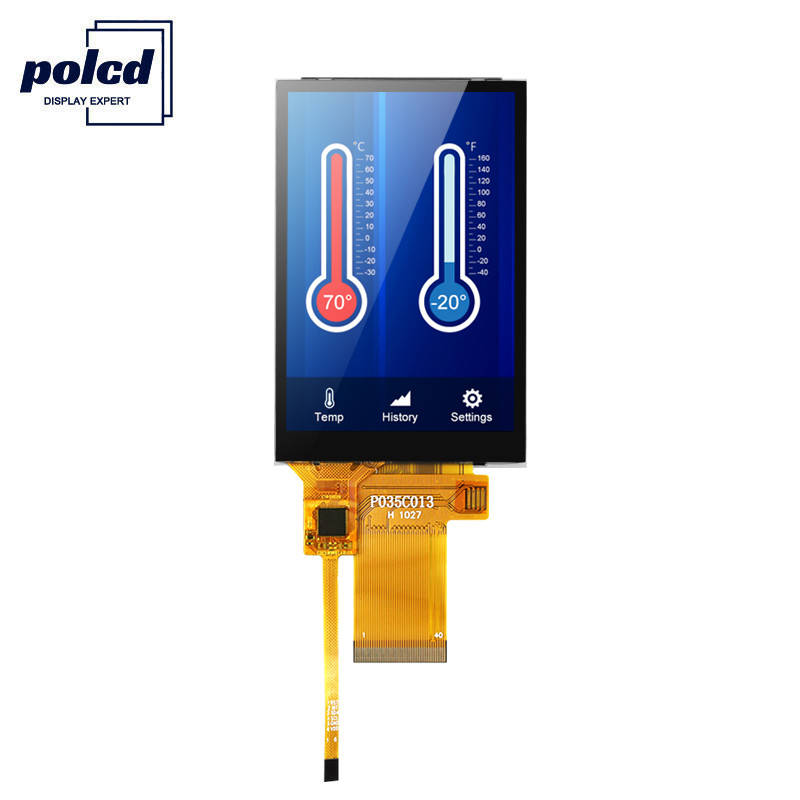 Polcd 450 Nit 3,5 Tft Πίνακας αφής LCD 16 bit 320X 480 RoHS