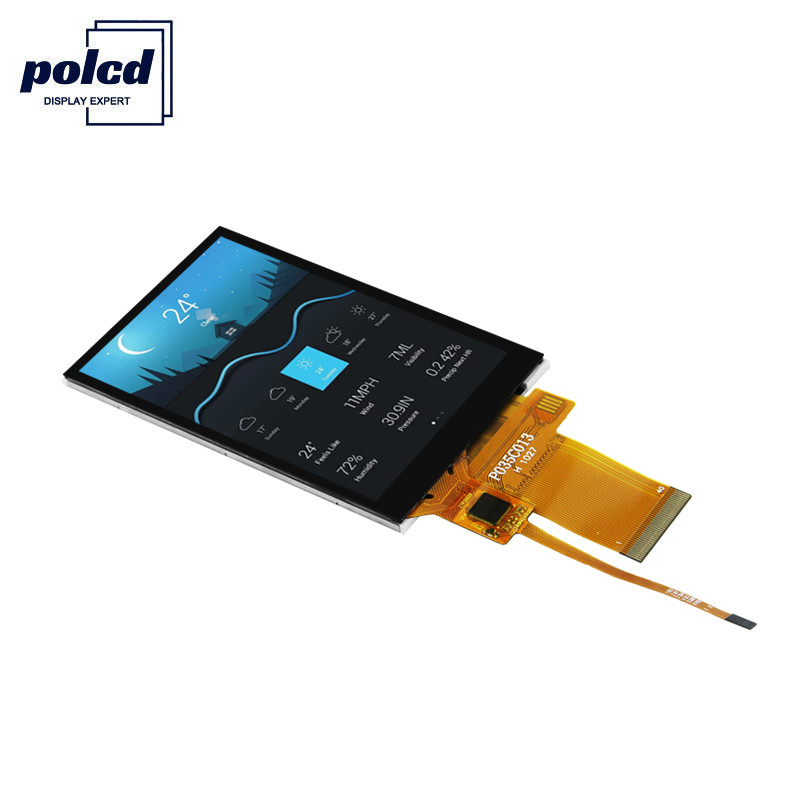 Polcd 450 Nit 3,5 Tft Πίνακας αφής LCD 16 bit 320X 480 RoHS