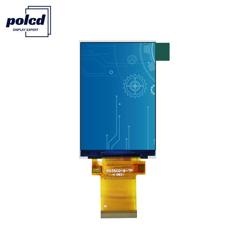 Polcd ILI9488 Οθόνη Tft LCD 12 0'CLOCK 3,5 Tft LCD Raspberry Pi 48,96 mm