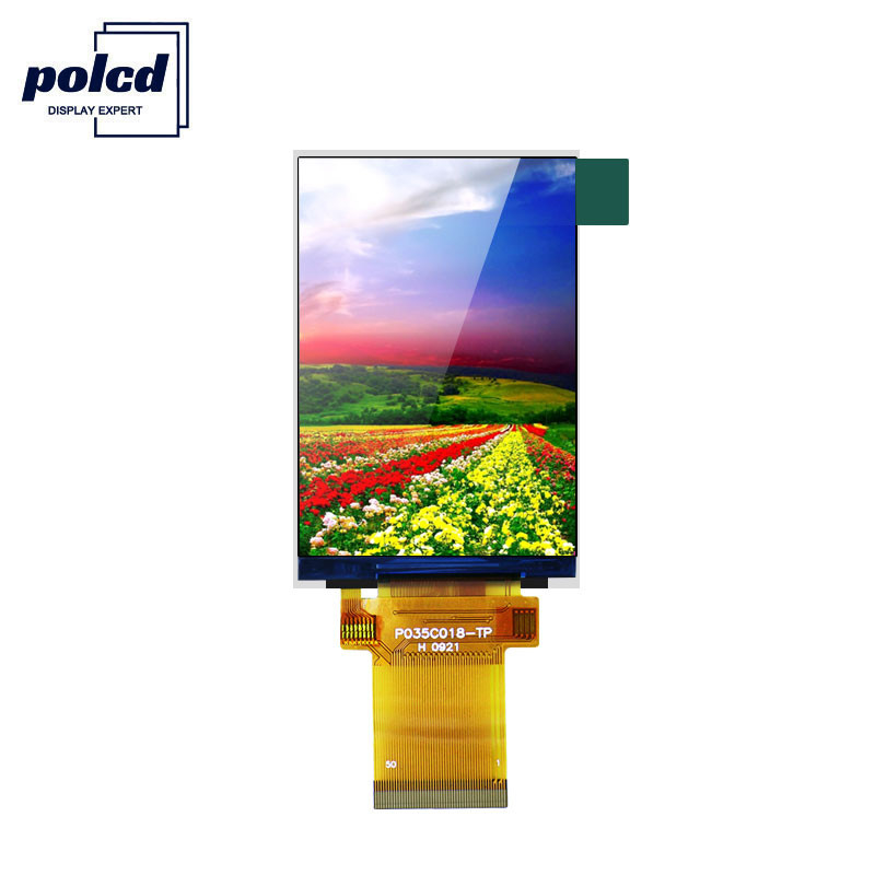 Polcd ILI9488 Οθόνη Tft LCD 12 0'CLOCK 3,5 Tft LCD Raspberry Pi 48,96 mm