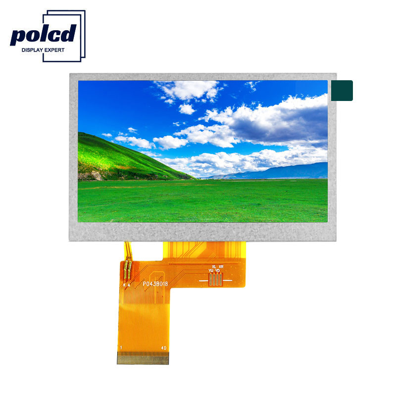 Polcd Brightness 300 Οθόνη αφής Tft 4,3 ιντσών 800X480 TFT Resistive Touch Screen