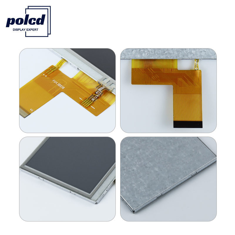 Έγχρωμη οθόνη Polcd 262k 4,3 ιντσών Tft LCD Οθόνη ST7262E43 Rgb Tft Οθόνη ISO9001
