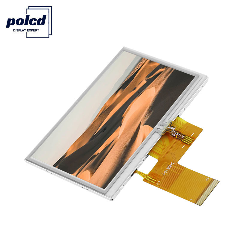 Οθόνη αφής Polcd 800X480 LCD Tft 4,3 ιντσών 280 Q38 Nit Raspberry Pi