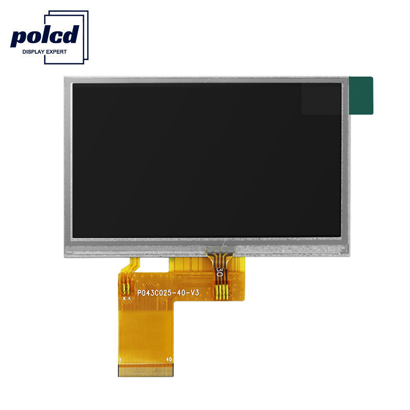Polcd ST7262E43 Οθόνη LCD 4,3 ιντσών 480X272 Οθόνη αφής LCD 6 η ώρα