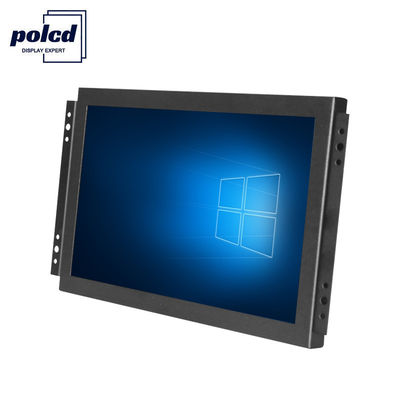 Polcd TFT LCD οθόνη 10,1 ιντσών Βιομηχανική οθόνη αφής υψηλής φωτεινότητας IP65 Μαύρο