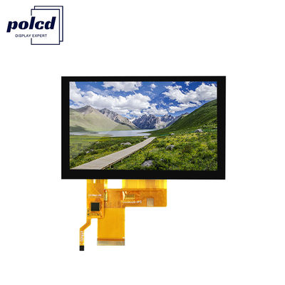 5 ιντσών Tft LCD χωρητική οθόνη αφής υψηλή φωτεινότητα 800x480 ανάλυση Rgb Interface Ips