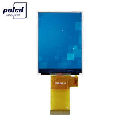 Polcd Υψηλής ανάλυσης 480x640 TFT μονάδα LCD 2,8 ιντσών με διεπαφή SPI RGB CTP