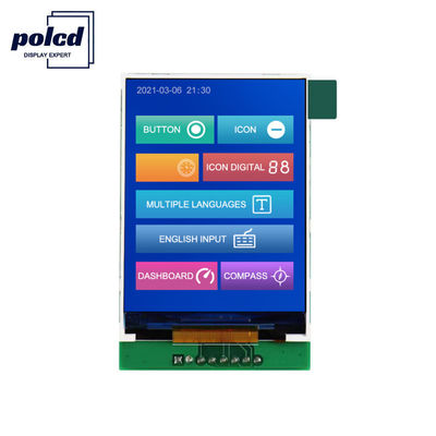 Πίνακας αφής Polcd RoHS Color 262K LCD Tft 2,4 ιντσών ST7789V2 Tft