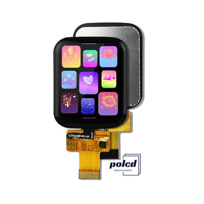 Polcd 1,69 ιντσών 240x280 TFT οθόνη μονάδα τετραγωνική οθόνη LCD αφής για έξυπνο ρολόι