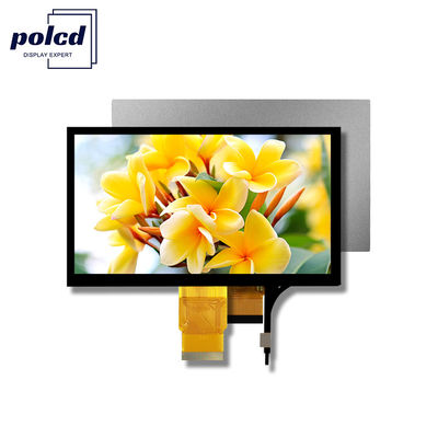 Polcd 7 ιντσών Μοντέλο LCD μεσαίου μεγέθους 800 * 480 υψηλής φωτεινότητας χωρητική οθόνη αφής TFT