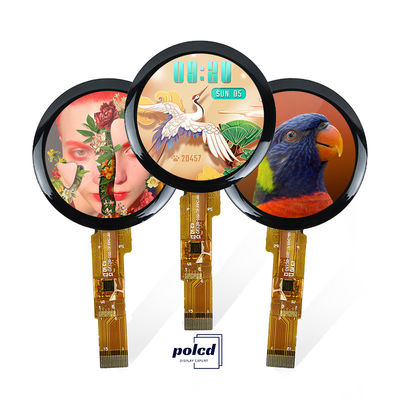 Polcd 1,28 ίντσες 1,28 ίντσες Στρογγυλό χρώμα Κύκλωτη οθόνη TFT 240x240 LCD GC9A01 Δρομολογητής IPS Μονάδα LCD