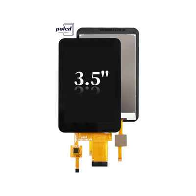 Polcd CTP 320x480 Ανάλυση 30pin 3,5 ιντσών TFT LCD οθόνη αφής 330 νιτ TN γυάλινη οθόνη LCD