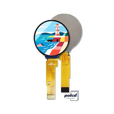 Polcd Στρογγυλό 240*240 1,28 1,3 ιντσών αφής Tft LCD οθόνη SPI Διασύνδεση GC9A01 Διοικητής IC IPS οθόνη
