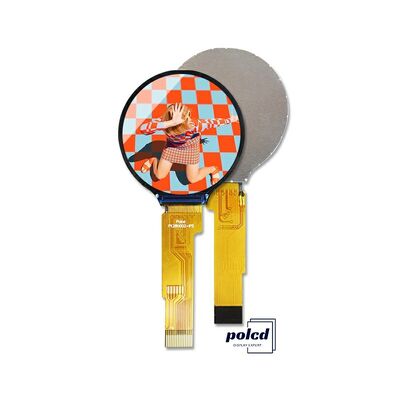Polcd Μικρό στρογγυλό 1,28 ιντσών οθόνη LCD 240*240 1,3 ιντσών Spi Διασύνδεση IPS κυκλική Tft LCD μονάδα πάνελ