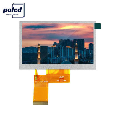 Polcd 24 bit RGB LCD 4,3 ιντσών 800x480 TFT LCD Οθόνη 53,86 mm Βιομηχανική
