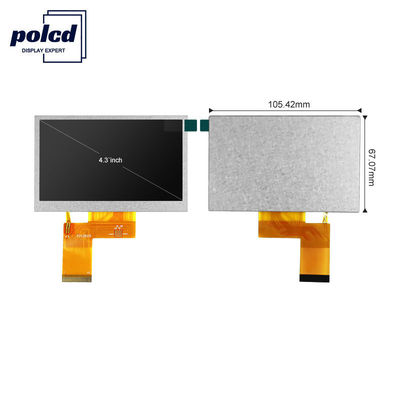 Polcd ST7262E43 4,3 ιντσών χωρητική οθόνη αφής 40 ακίδων LCD 800x480 300 Nit