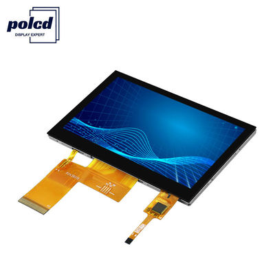 Polcd 40 Pin Οθόνη LCD 4,3 ιντσών ST7262E43 TFT Χωρητική οθόνη αφής