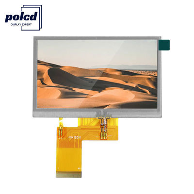 Polcd ST7262E43 Πίνακας οθόνης αφής 4,3 ιντσών Hdmi LCD 800x480 RGB 24 bit