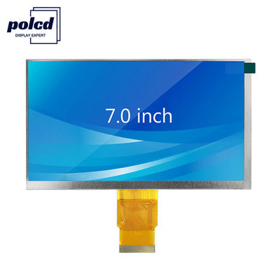 Polcd 300 Nit RoHS Οθόνη Tft 7 ιντσών 153,84 mm Οθόνη LCD Tft 6 η ώρα